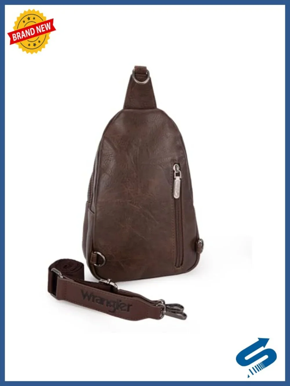 PU Leather 4-in-1 Wearable Crossbody Sling Bag for Travel Daily Use